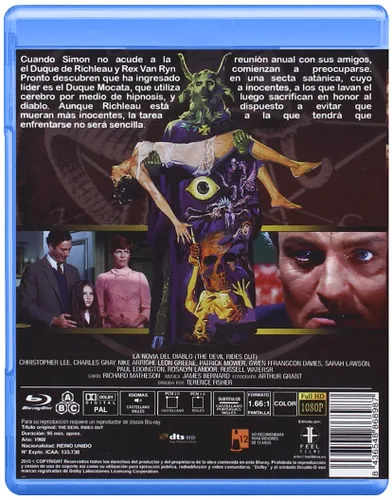 Vista 2 de The Devil Rides Out (1968) ( The Devil's Bride ) Blu-Ray, Reg.ABC Import - Spain
