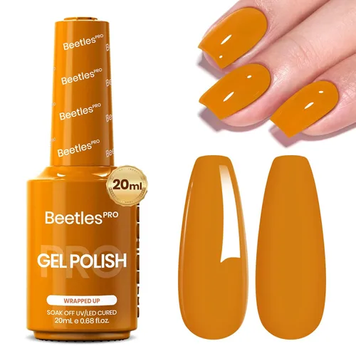 Vista 21 de Beetles PRO - Esmalte de gel blanco, color blanco de 0.7 fl oz A - Creme White Ansiedad de calma