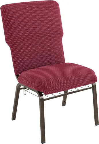 Vista 15 de Flash Furniture Advantage - Silla de iglesia con descuento de mármol negro, 21 pulgadas de ancho