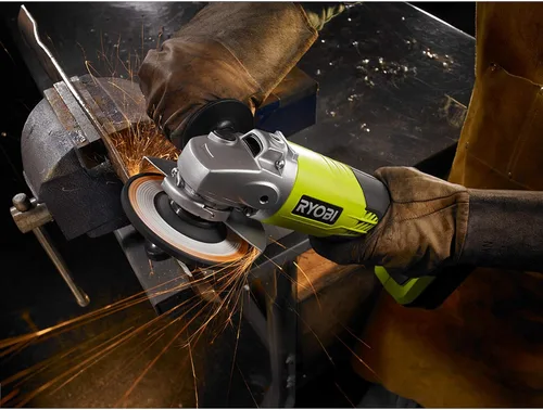 Vista 4 de RYOBI 18 ONE+ 18V Kit de amoladora angular inalámbrica de 4-1/2 pulgadas