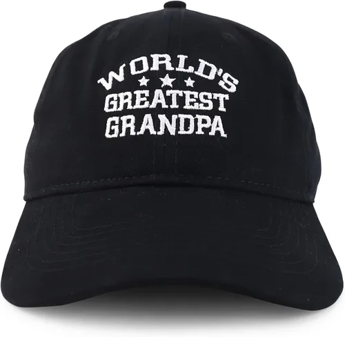 Vista 2 de World 's Greatest el abuelo bordado gorra de béisbol algodón suave de perfil bajo