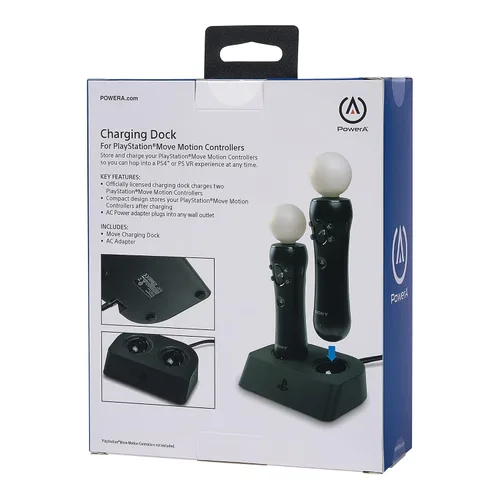 Vista 6 de PowerA Charging Dock for PlayStation VR Move Motion Controllers - PSVR - PlayStation 4