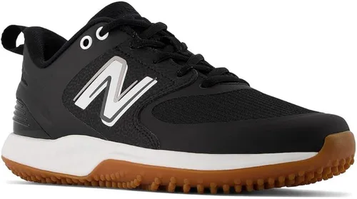 Vista 9 de New Balance Zapatos de sóftbol Fresh Foam Velo V3 para mujer, NegroBlanco, 6.5
