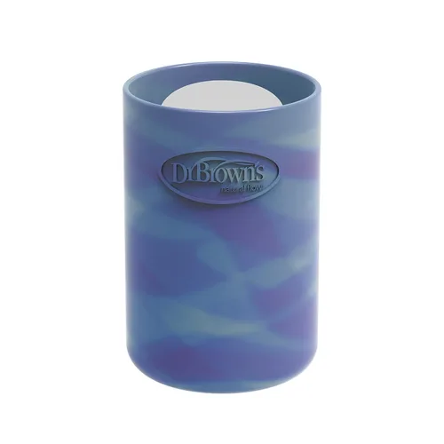 Vista 11 de Dr. Brown's Options+ Funda estrecha para botella de vidrio, 100% silicona, rosa, sin BPA, 4 onzas, paquete de 1