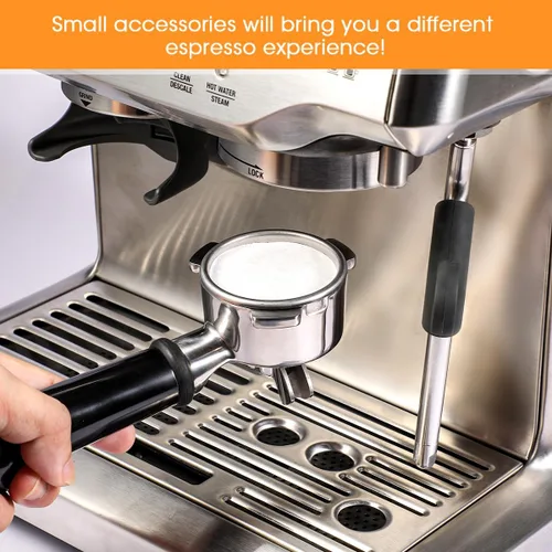 Vista 6 de Aieve Filtro de papel para espresso compatible con la máquina de café espresso Barista Breville, 400 piezas 51 mm Filtro de papel para portafiltro