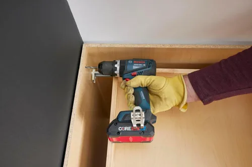 Vista 8 de Bosch GSB18V-800CB24 1/2 pulg. Kit de taladro percutor/taladro sin escobillas listo para conectar con (1) batería CORE18V® de 4 Ah de potencia