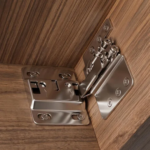 Vista 5 de Par de conectores colgantes de soporte de montaje de gabinete, soportes ajustables y resistentes para colgar gabinetes de cocina, accesorios