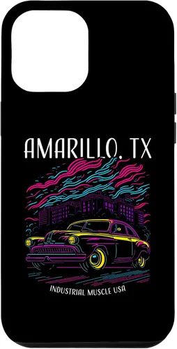 Vista 6 de iPhone 15 Amarillo TX Industrial Muscle USA Classic Hotrod Car Design Case