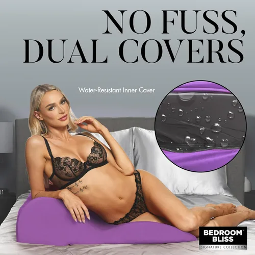 Vista 5 de Bedroom Bliss - Cojín de amor contorneado para hombres, mujeres y parejas. Ergonómicamente