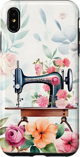 Vista 11 de Funda de costura floral vintage para máquina de coser iPhone 16
