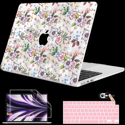 Vista 20 de Mektron Funda para MacBook Air 2025 M4 de 13.6 pulgadas A3240 Compatible con 2023 A2681 M2 2024 A3113 M3 Chip con Liquid Retina Display Touch ID