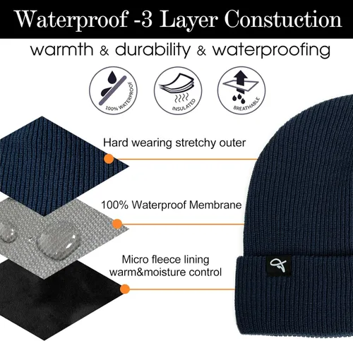 Vista 2 de TOP-EX Gorro impermeable con forro polar LXLXXL para todo tipo de clima cálido