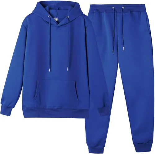 Vista 22 de CHAIRAY Conjunto deportivo unisex de 2 piezas con capucha para mujer 01Albaricoque