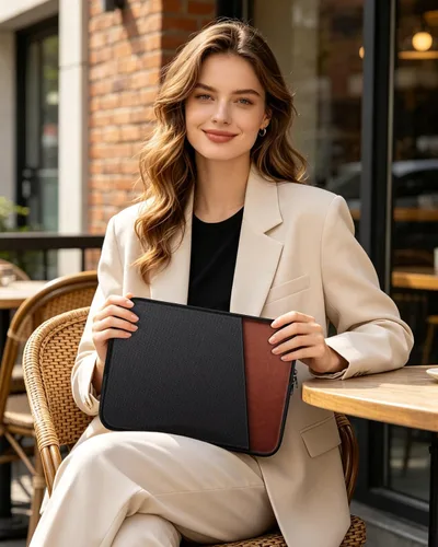 Vista 5 de FINPAC Laptop Sleeve for MacBook Neo 13 Inch, MacBook Air 13.6 inch, Black