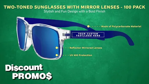 Vista 3 de DISCOUNT PROMOS Gafas de sol con lentes de espejo