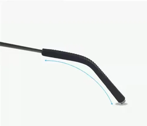 Vista 4 de Reemplazo antideslizante de silicona de silicona Temple Ear Socks para gafas de sol Marcos HTS017