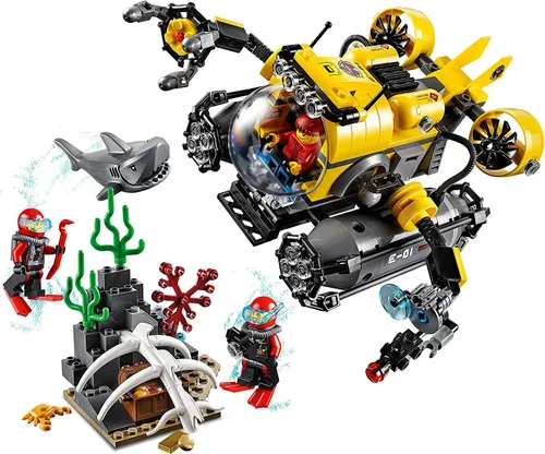 Vista 5 de LEGO City Deep Sea Explorers 60092 Kit de construcción submarino