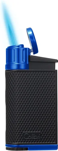Vista 11 de Colibri EVO - Encendedor de butano recargable con llama de un solo chorro en ángulo, resistente al viento, fácil de usar, con agarre de fibra