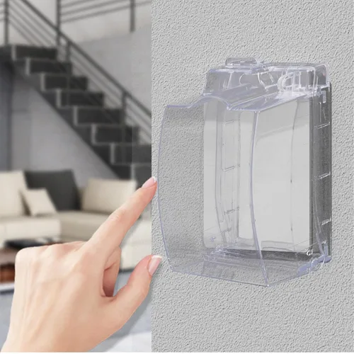 Vista 4 de Cubierta protectora de enchufe Protectores de enchufe Protector de enchufe Protector de enchufe resistente al agua Protector de receptáculo