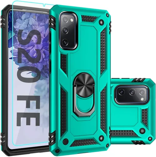 Vista 13 de Funda para Samsung Galaxy S20 FE, Funda Galaxy S20 FE 5G, con protector de pantalla, [grado militar] cubierta probada contra caídas de 16 pies