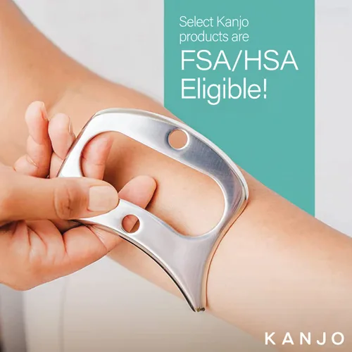 Vista 6 de Kanjo Herramienta miofascial Gua Sha para aliviar el dolor, herramienta raspadora muscular de acero inoxidable