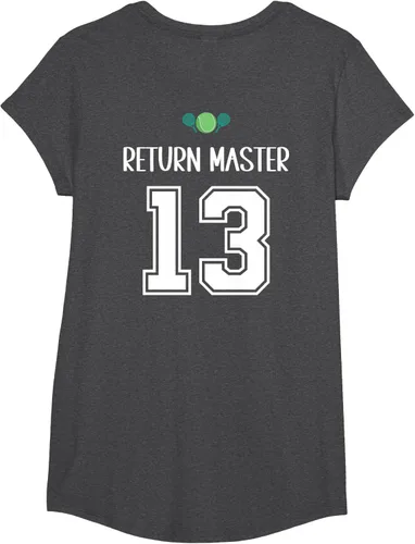 Vista 35 de Camiseta divertida del grupo de tenis de pádel para el equipo de pádel