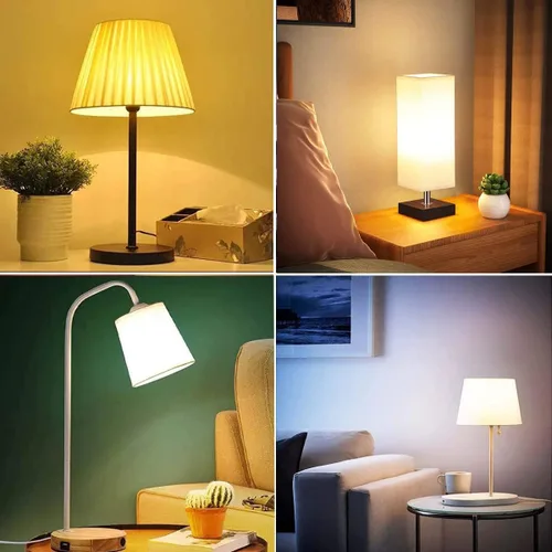 Vista 5 de Bombillas inteligentes, bombilla LED WiFi y Bluetooth que es compatible con Alexa y Google Home, bombilla que cambia de color, bombillas WiFi A19