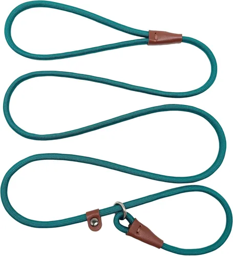 Vista 10 de BTINESFUL Correa antideslizante para perro de 5, 6 y 7 pies, correa de cuerda de nailon fuerte, correa de entrenamiento de perros de 1/4 pulgadas