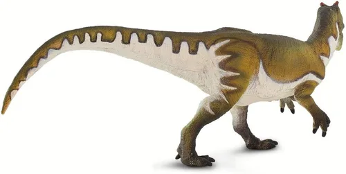 Vista 2 de Safari Ltd. Allosaurus - Figura de modelo realista de 9.5 pulgadas pintada a mano, juguete educativo de depredador jurásico para niños, niñas