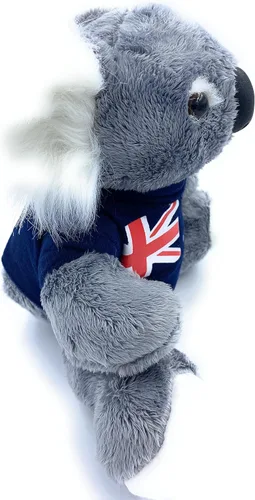 Vista 4 de Koala - Oso de koala de peluche de 6 pulgadas con camiseta, regalo de recuerdo australiano súper suave
