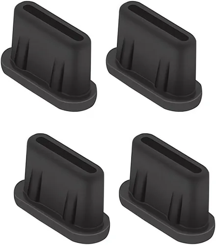 Vista 7 de Tapón antipolvo para DJI Mini 3 Pro RC-N1 Control remoto Puertos de carga Cubierta protectora 4 unids Tipo C Cubierta de polvo de silicona Mini 3