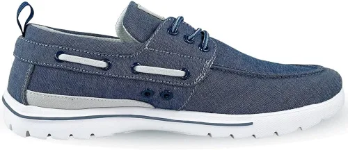Vista 6 de SKUZE Zapatos náuticos de lona Captiva Stretch Fit para hombre