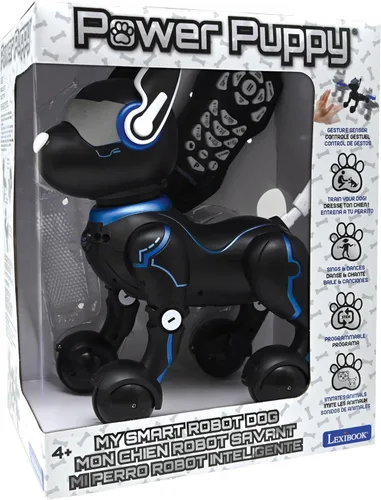 Vista 7 de LEXiBOOK Power Puppy - My Smart Robot Dog - Robot programable con control remoto, función de entrenamiento, baila, canta, efectos de luz, batería