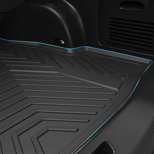 Vista 3 de YITAMOTOR Alfombrilla de carga compatible con Chrysler Pacifica 2017-2025 2026, forro de maletero personalizado negro TPE, alfombrilla de maletero