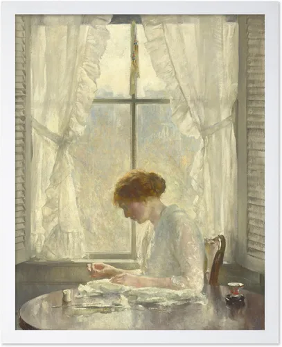 Vista 38 de Poster Master Póster vintage de la costurera, impresión retro de modista, bellas artes, arte impresionista, regalo para hombres y mujeres, gran