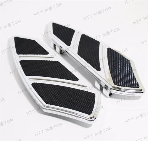 Vista 3 de XKMT-Groove Rider - Tabla de pie delantero compatible con H-D Touring Softail 84-15 cromo [B0779QWQHH]