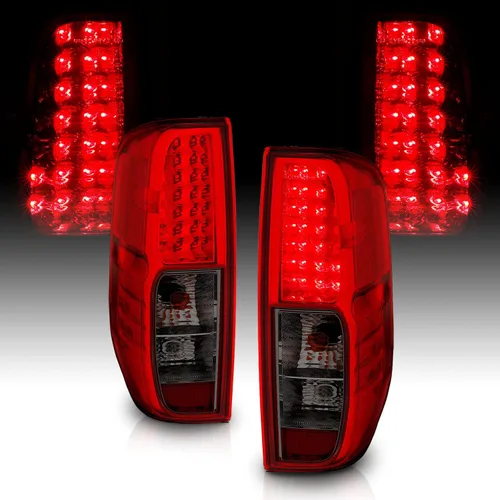 Vista 8 de AmeriLite para 2005-2021 Nissan Frontier D40 2009-2012 Suzuki Equator C-Type LED Negro Conjunto de Reemplazo de Luces Traseras - Lado del Pasajero