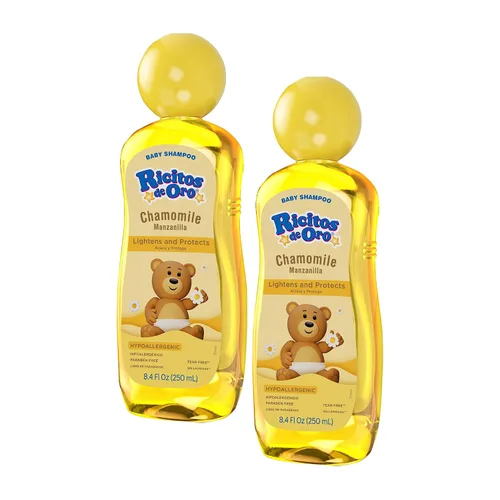 Vista 7 de Ricitos de Oro Champú para bebés de manzanilla, champú hipoalergénico para bebés sin lágrimas con extracto de manzanilla; 8.4 onzas líquidas