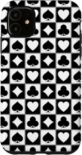 Vista 8 de Playing Card Suit, Hearts, Spades, Diamonds, Clubs, Poker Case for iPhone 17