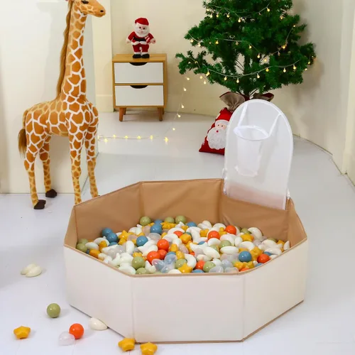 Vista 2 de Pelotas plegables para niños y mascotas, versátil piscina para niños y gatos, perfecto para niñas y niños, para interiores y exteriores, fácil
