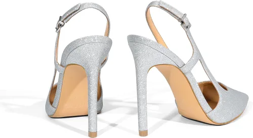 Vista 4 de DREAM PAIRS Zapatos de tacón de aguja altos con punta cerrada para mujer, zapatos de vestir para fiesta de graduación