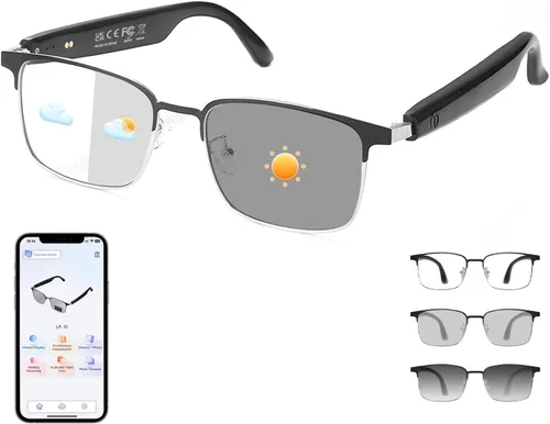 Vista 13 de AI Smart Glasses for Men Women - UV Protection Smart Sunglasses
