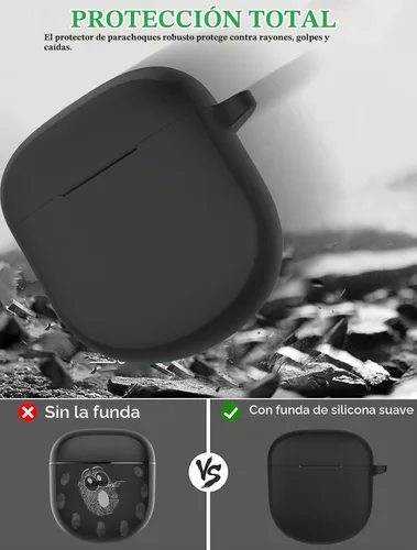 Vista 2 de Olytop Funda para auriculares Bose QuietComfort Ultra de 2ª generación (2025)/Ultra (2023)/QC II (2022) con kit de limpieza, cubierta de silicona