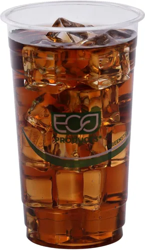 Vista 7 de Eco-Products, Inc GreenStripe - Vasos para bebidas frías, Transparente, 1000
