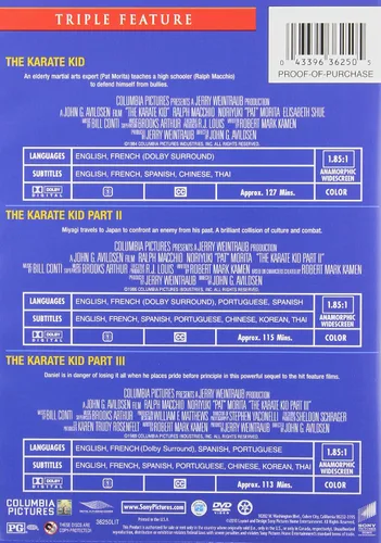 Vista 2 de The Karate Kid The Karate Kid 2 The Karate Kid 3 (Triple Feature 3-DVD Set)