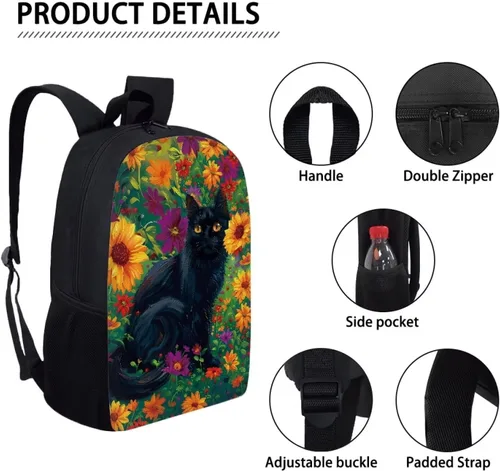 Vista 88 de HUGS IDEA Los animales frescos 3D niños escuela libro bolsa niños impresión mochilas, Baloncesto, Moderno