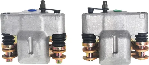 Vista 4 de Pinza de freno delantera izquierda derecha con pastillas de repuesto para Polaris 400L Big Boss 350L 400L 500 Diesel Magnum Sportsman Trail Boss