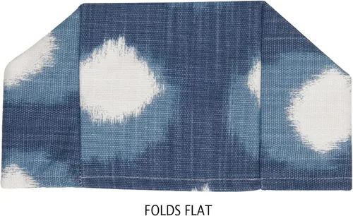 Vista 3 de Funda para caja de pañuelos de tela, funda para pañuelos de papel, se desliza sobre cajas de pañuelos faciales de cartón cuadrado - Tela decorativa