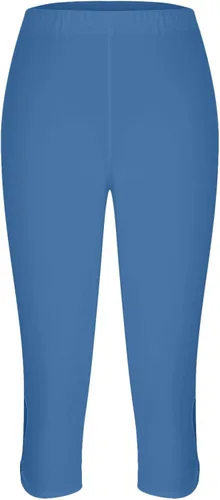 Vista 4 de Ganfancp Capris para mujer, casual, de verano, a la moda, ligeros, elásticos, con cordón, pantalones capri de talla grande