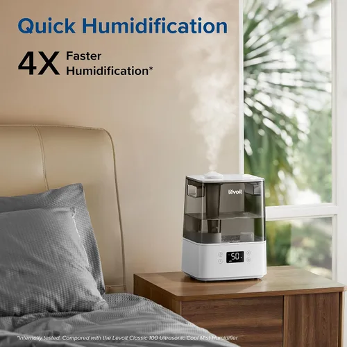 Vista 4 de LEVOIT Humidificadores y purificadores de aire para dormitorio y hogar
